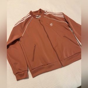 Women’s Dusty Rose Pink Adidas Track Jacket